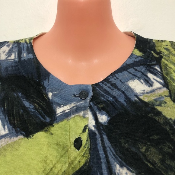 Madison Button Up Silk Blend Cardigan - Picture 2 of 10